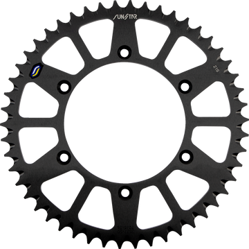 SUNSTAR SPROCKETS Rear Sprocket 50 Tooth Suzuki Works/Black 5357750BK