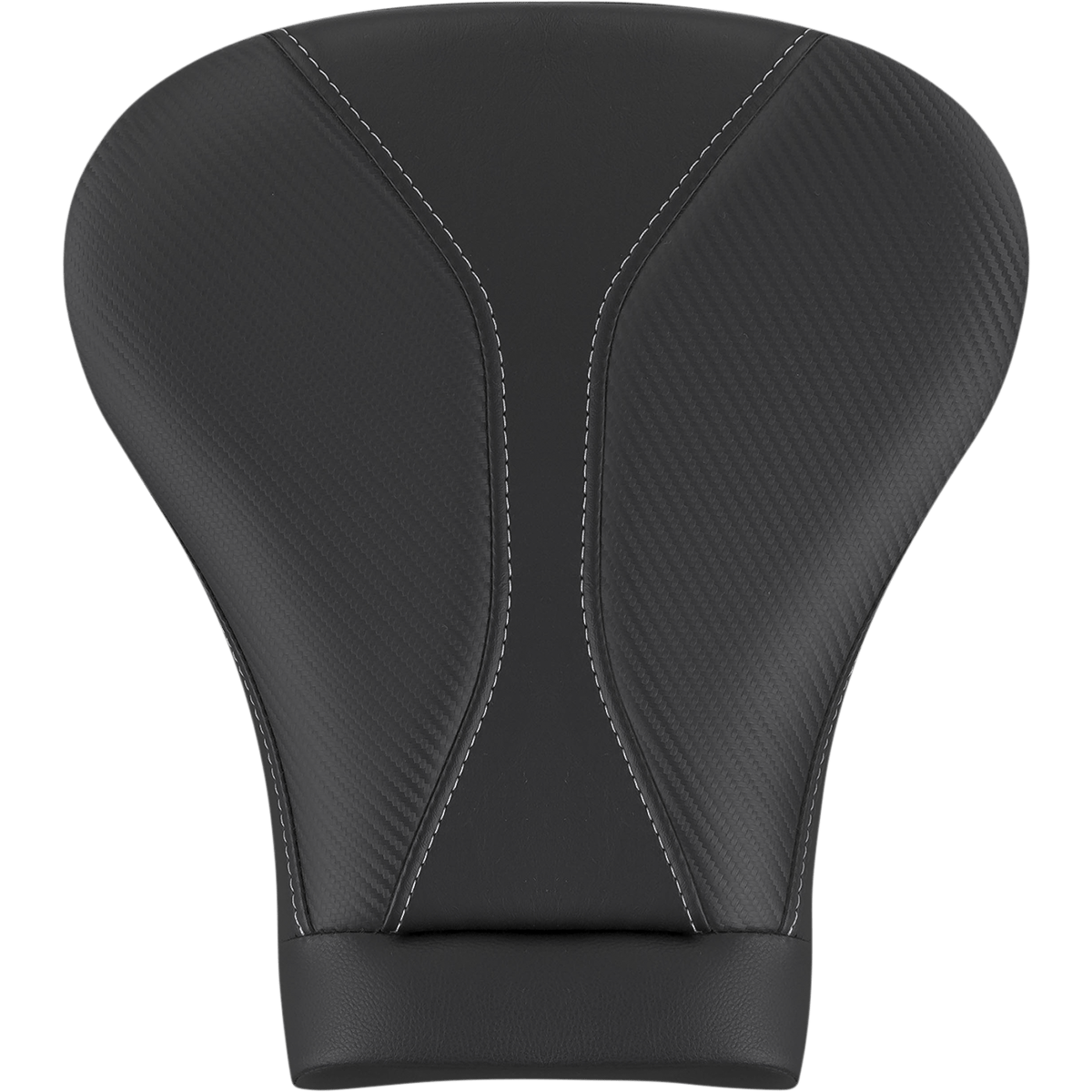 SADDLEMEN Dominator Pillion Pad Touring Black w/ Gray Stitching FL '08-'23 80807B0142L