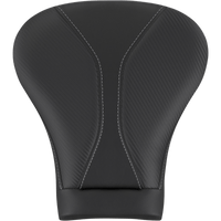 SADDLEMEN Dominator Pillion Pad Touring Black w/ Gray Stitching FL '08-'23 80807B0142L