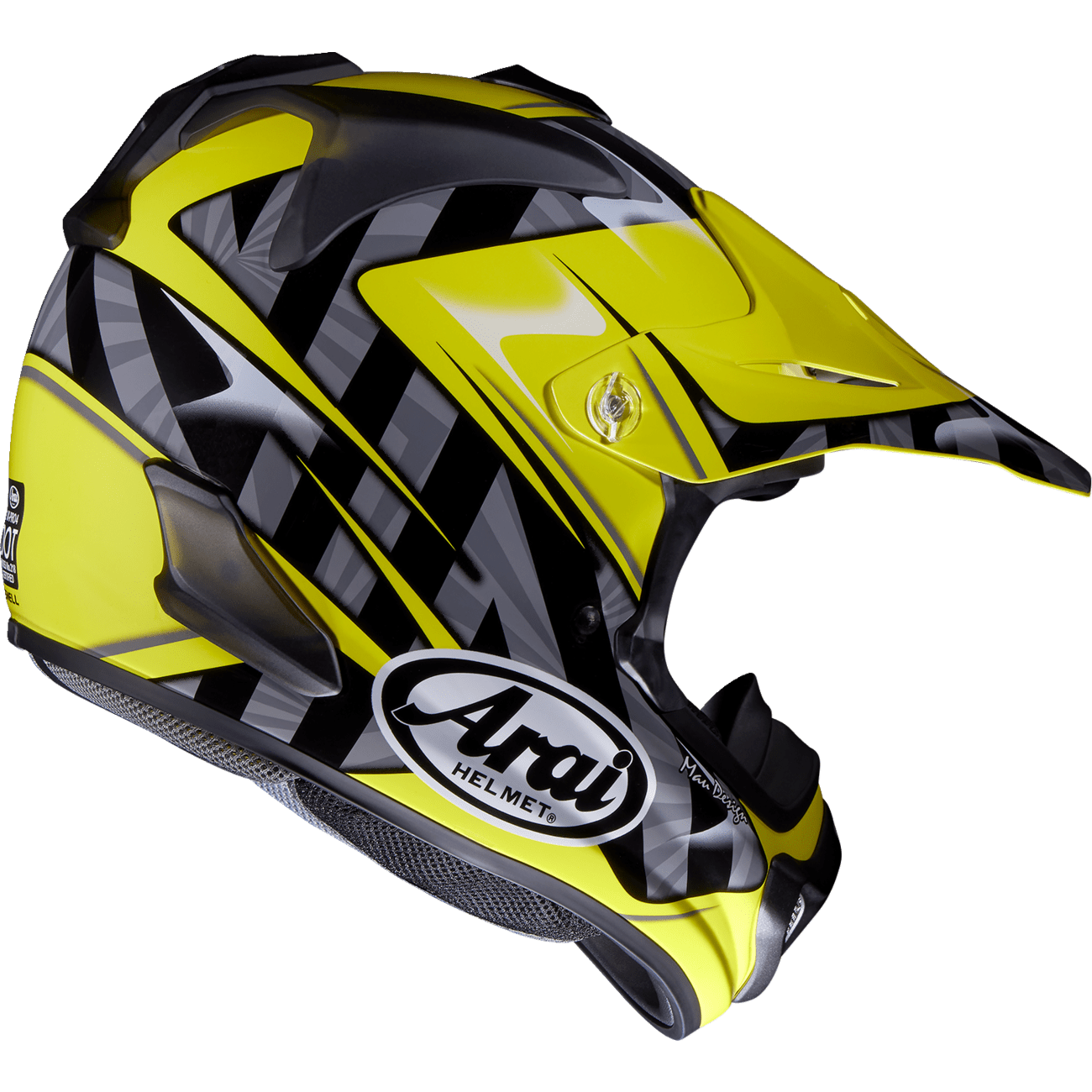 ARAI HELMETS VX-Pro4 Helmet Scoop Yellow Small 01108197