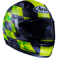 ARAI HELMETS Regent-X Helmet Patch Yellow Frost Small 010115828