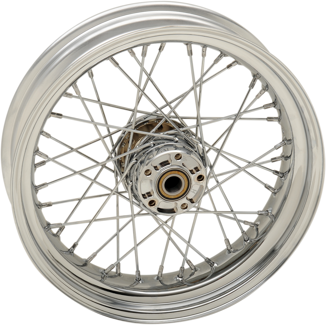 DRAG SPECIALTIES Wheel Laced 40 Spoke Rear Chrome 17x4.5 '08-'17 FXD