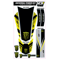 D'COR VISUALS Universal Trim Kit Monster Yellow