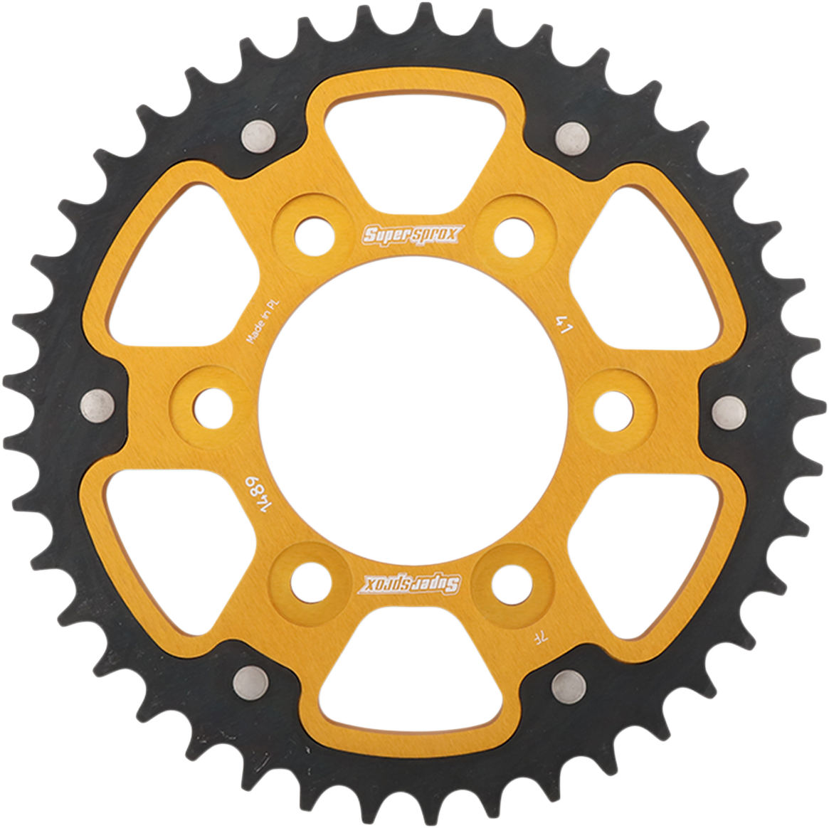 SUPERSPROX Stealth Rear Sprocket 41 Tooth Gold Kawasaki RST148941GLD