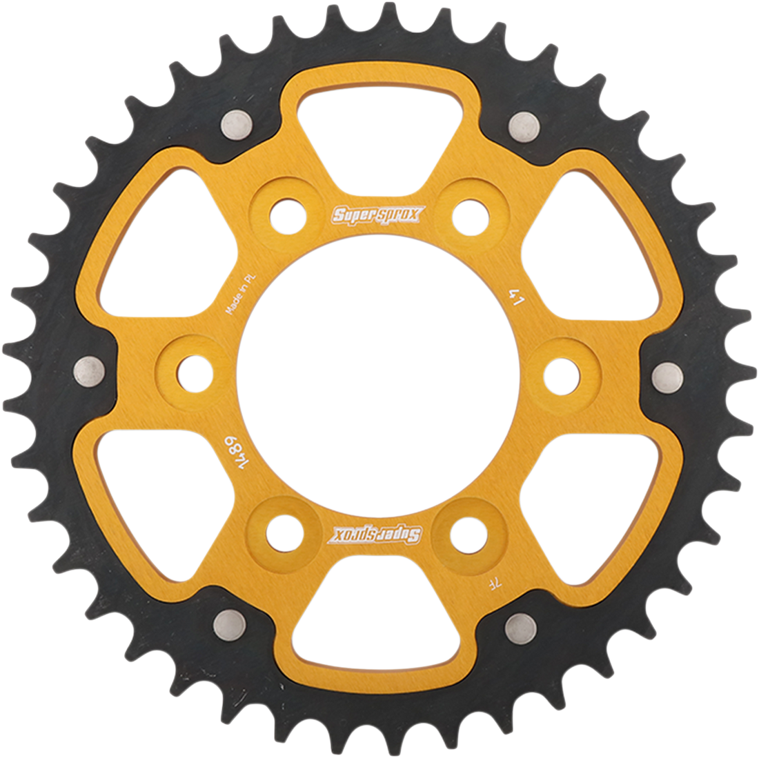 SUPERSPROX Stealth Rear Sprocket 41 Tooth Gold Kawasaki RST148941GLD