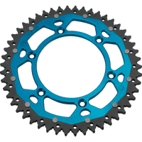 MOOSE RACING Dual Sprocket Blue 50 Tooth