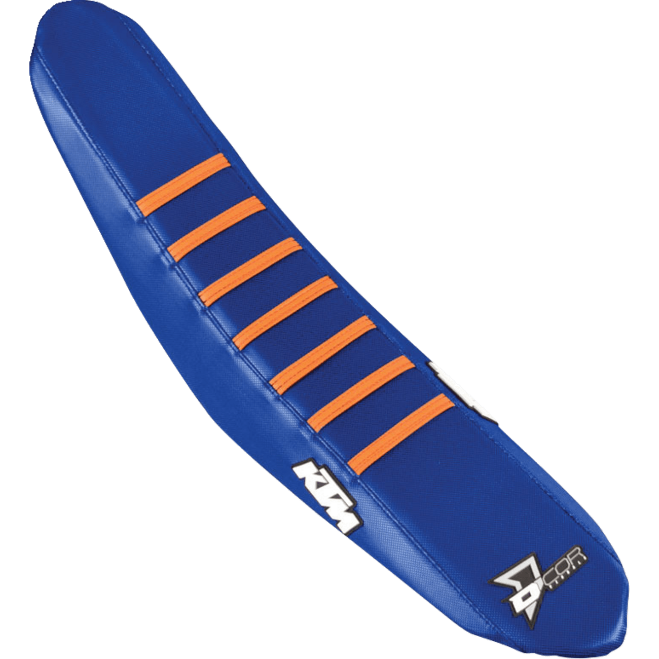 D'COR VISUALS Seat Cover Navy/Orange SXF '23-'24