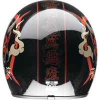 Z1R Saturn Helmet Devilish Gloss Black/Red Large