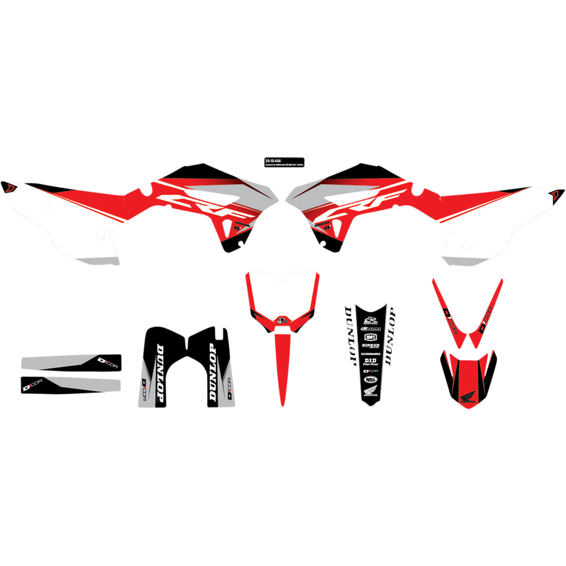 D'COR VISUALS Graphic Kit Honda 2010444