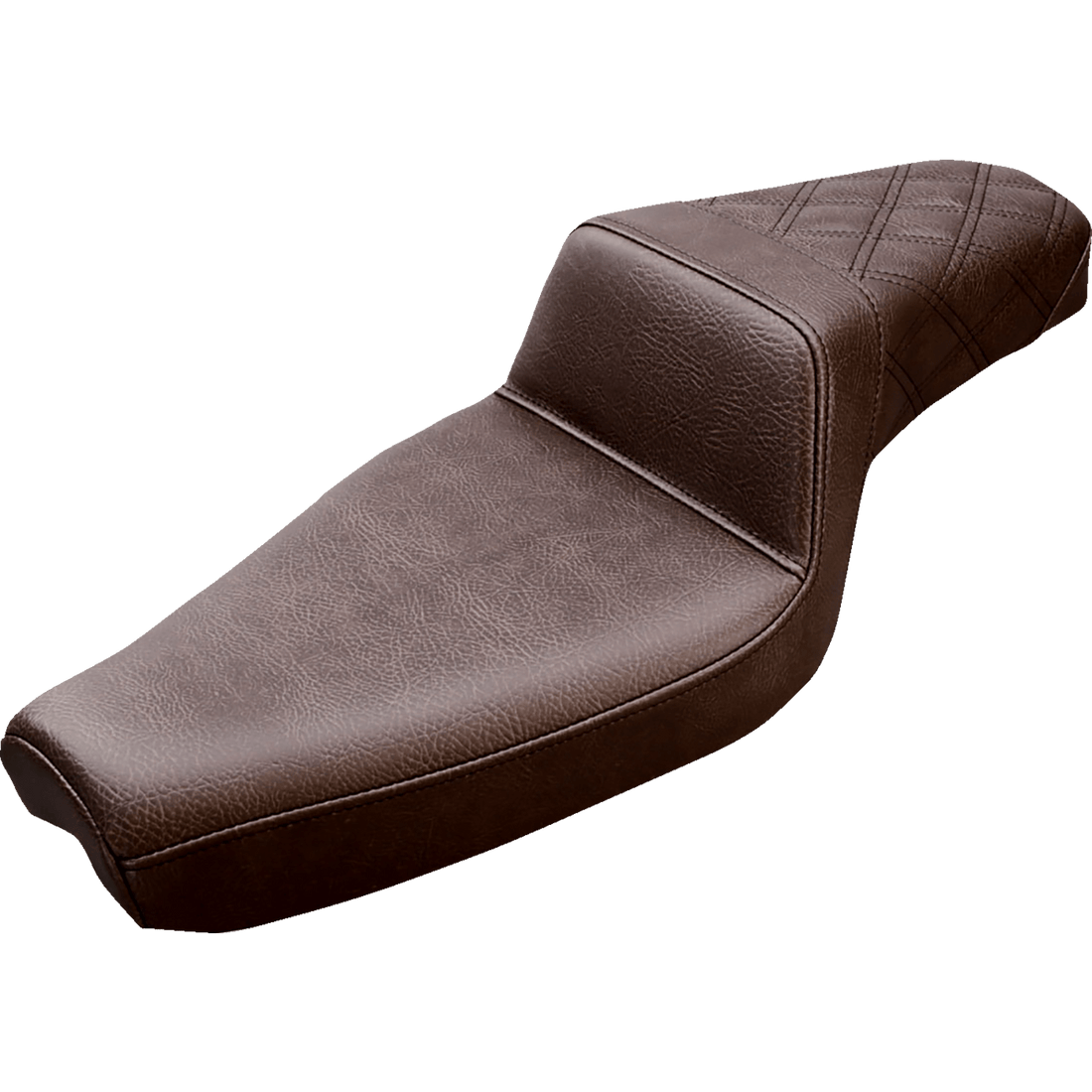 SADDLEMEN Step-Up Seat Rear Lattice Stitch Brown XL 87903173BR