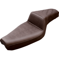 SADDLEMEN Step-Up Seat Rear Lattice Stitch Brown XL 87903173BR