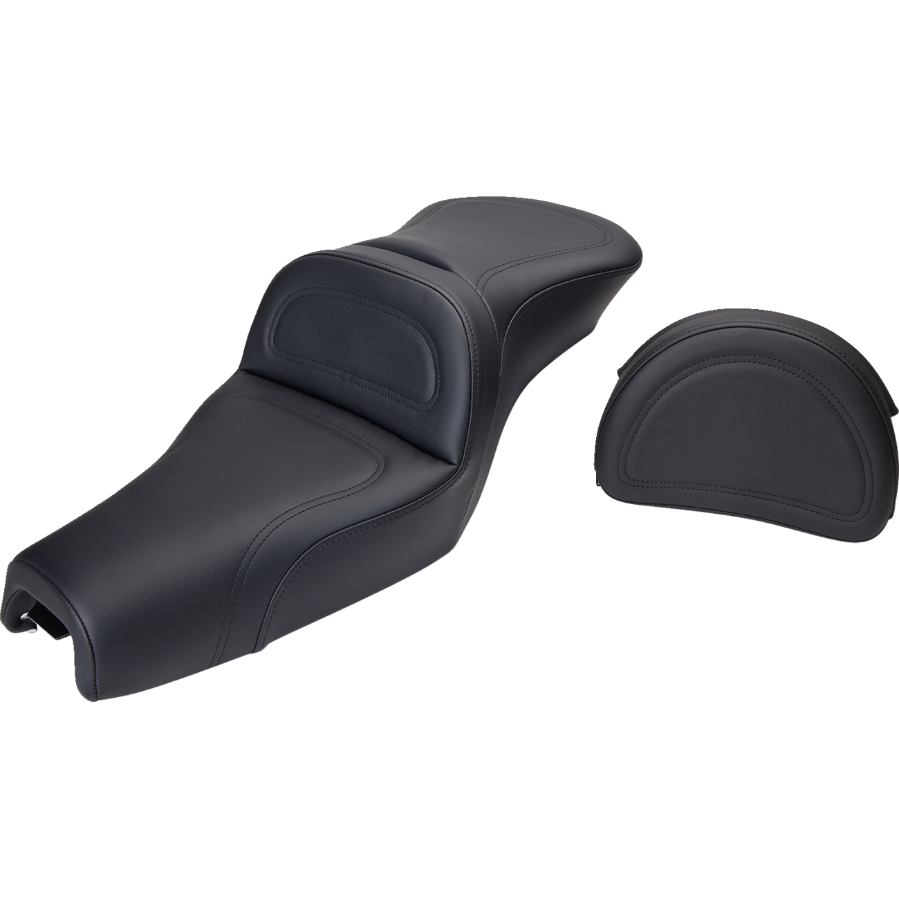 SADDLEMEN Seat Explorer™ With Backrest Stitched Black XL '04-'20 80703030