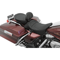 DRAG SPECIALTIES Pillion Seat Mild Stitched Wide FL '99-'22