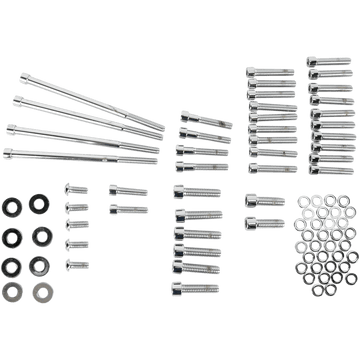 GARDNER-WESTCOTT Bolt Kit Side Cover Socket-Head Chrome P101401