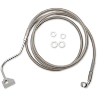 DRAG SPECIALTIES Brake Line Front +6" Stainless Steel