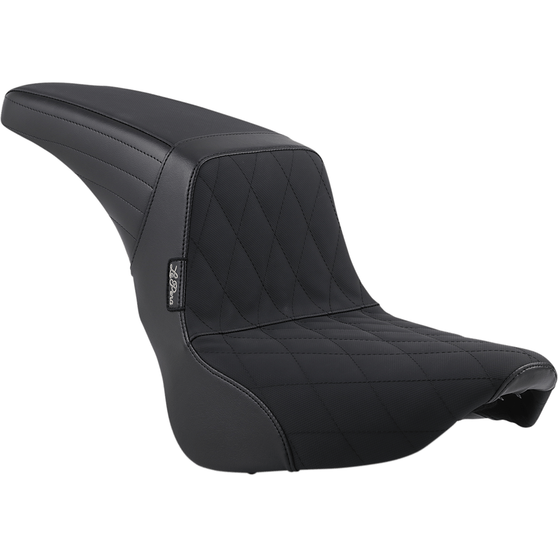 LE PERA Kickflip Seat Diamond w/ Gripp Tape Black Softail '18-'23 LYR590DMGP