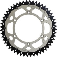 MOOSE RACING Dual Sprocket Silver 52 Tooth