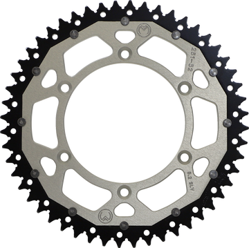 MOOSE RACING Dual Sprocket Silver 52 Tooth