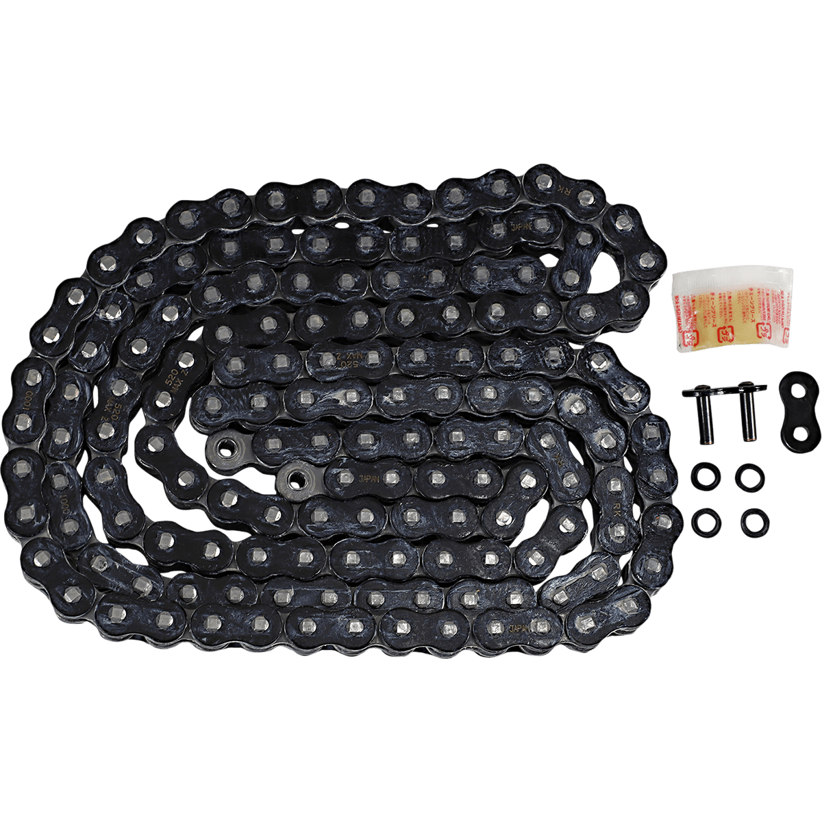 RK 520 Max Z Drive Chain 150 Links Black & Chrome 520MAXZ150BC