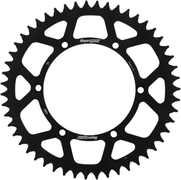 SUPERSPROX Rear Sprocket Black Kawasaki/Suzuki 51 Tooth