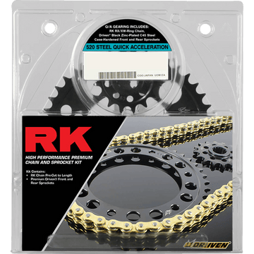 RK Chain and Sprocket Kit Quick Acceleration GSX-R1000R Natural 3106179P