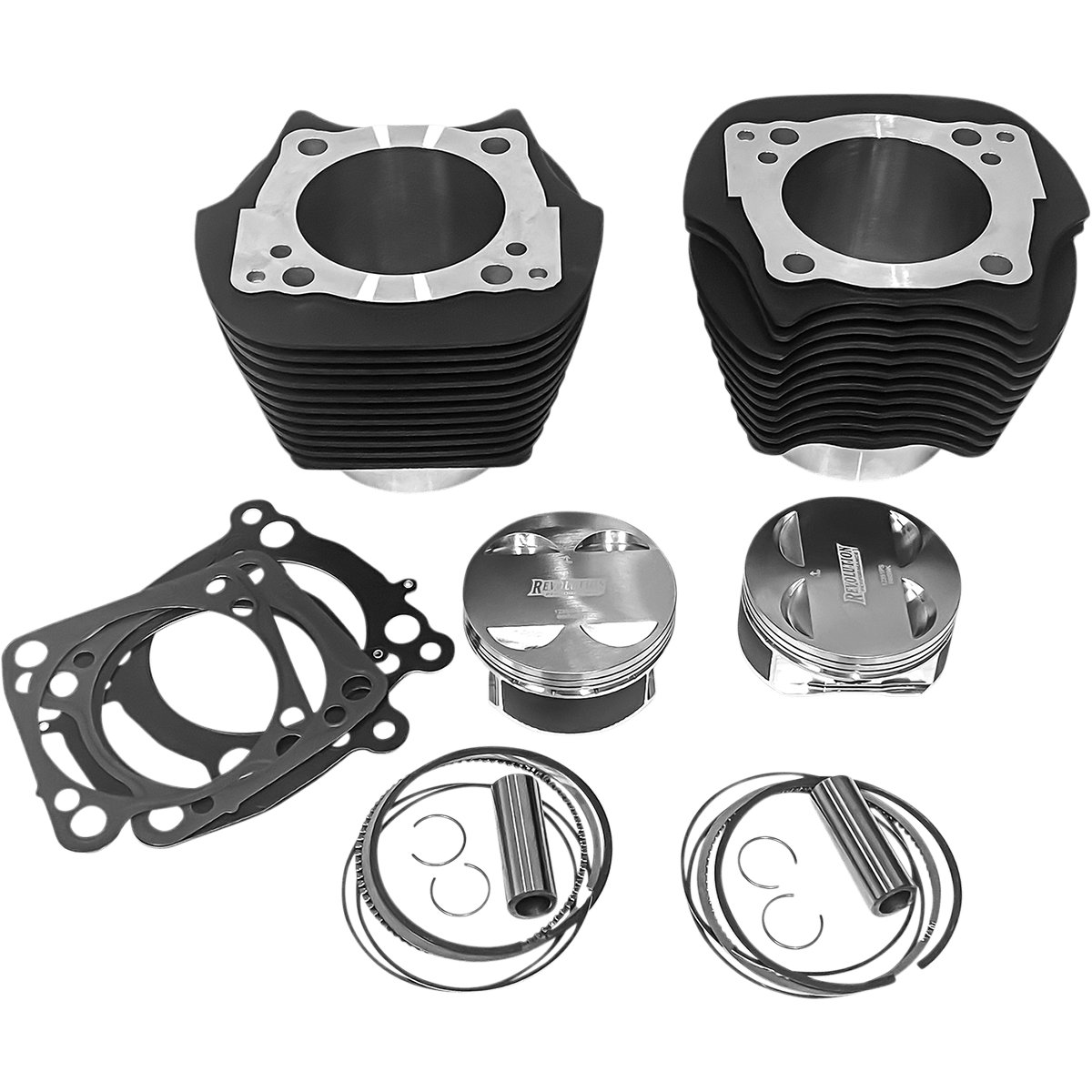 REVOLUTION PERFORMANCE, LLC Cylinder Kit 128" Black M8