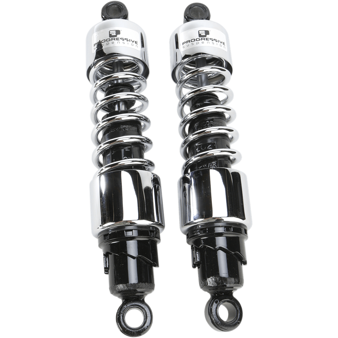 PROGRESSIVE SUSPENSION Shocks 412 Cruiser Series Chrome 13" Standard 4124218C