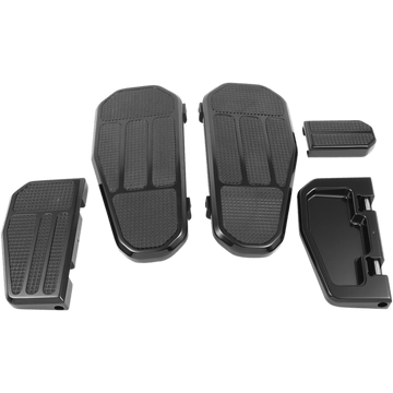 GMA ENGINEERING BY BDL Front/Rear Floorboard Kit Black GMAFB200BK