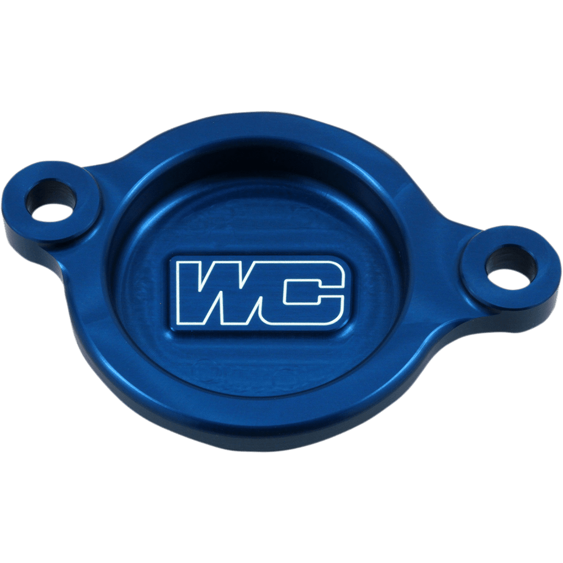 WORKS CONNECTION Oil Filter Cover Blue Honda 27001