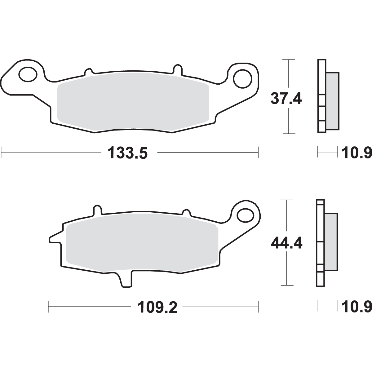 SBS LS Brake Pads Kawasaki/Suzuki 886LS