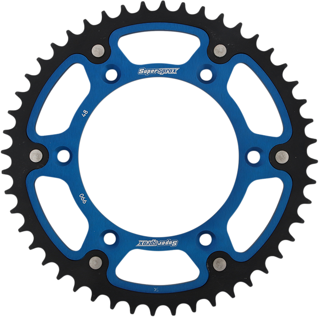 SUPERSPROX Stealth Rear Sprocket 48 Tooth Blue Husaberg/Husqvarna/KTM RST99048BLU