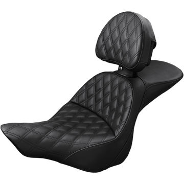 SADDLEMEN Explorer Seat Lattice Stitched Backrest FXSB 81327030LS