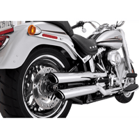 VANCE & HINES 3" Twin Slash Slip-On Muffler Chrome 16343