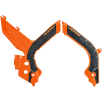 ACERBIS X-Grip Frame Guards '16 Orange/Black KTM