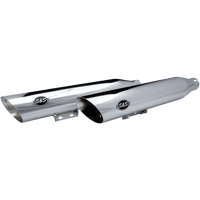 S&S CYCLE Slash Cut Race Mufflers Chrome 5500739