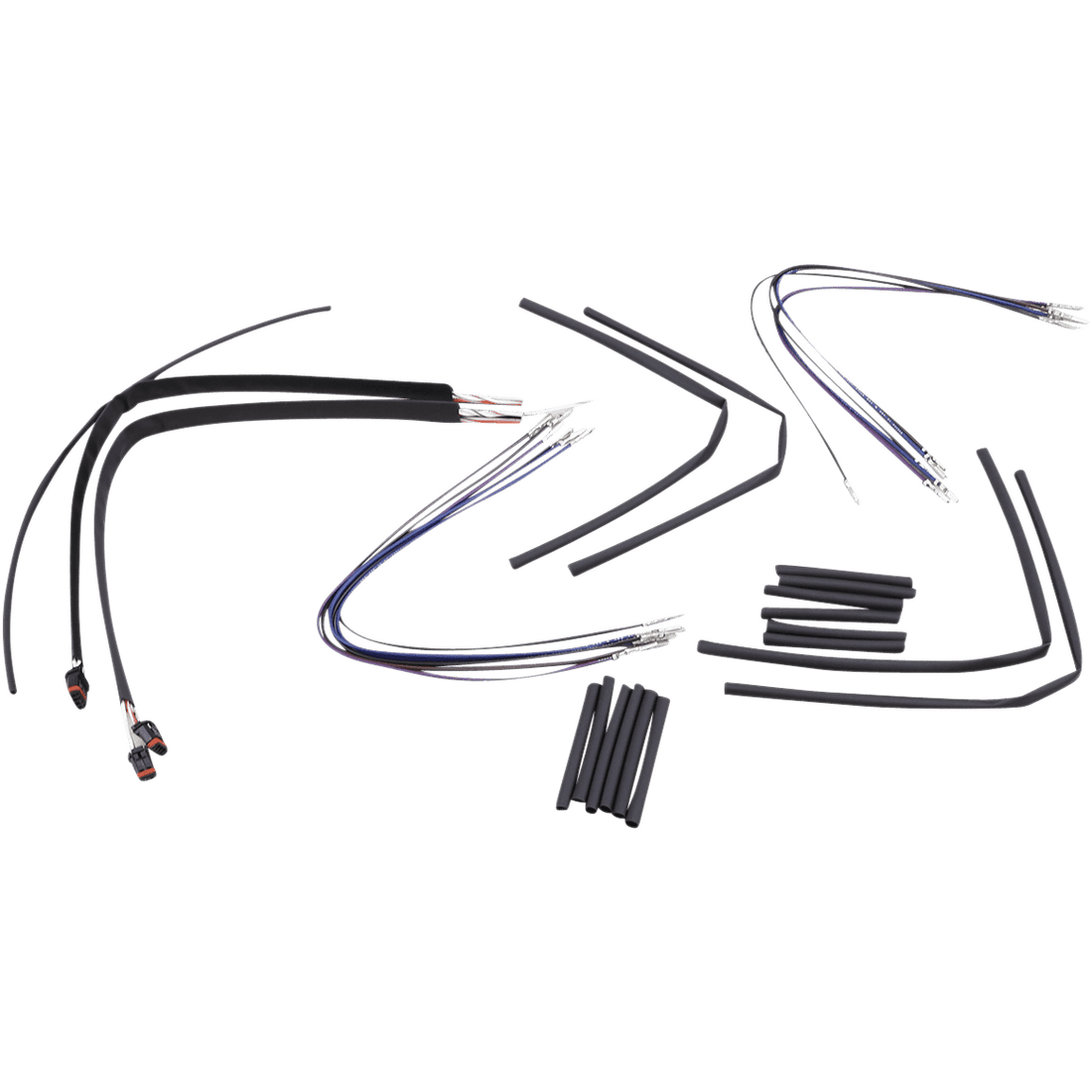 BURLY BRAND Control Kit 14" Ape Hanger Handlebars ABS B301122