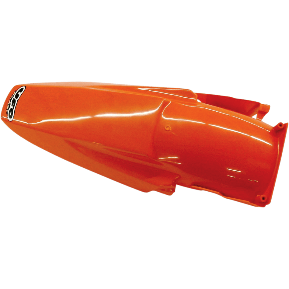 UFO Enduro Rear Fender With Pins Orange