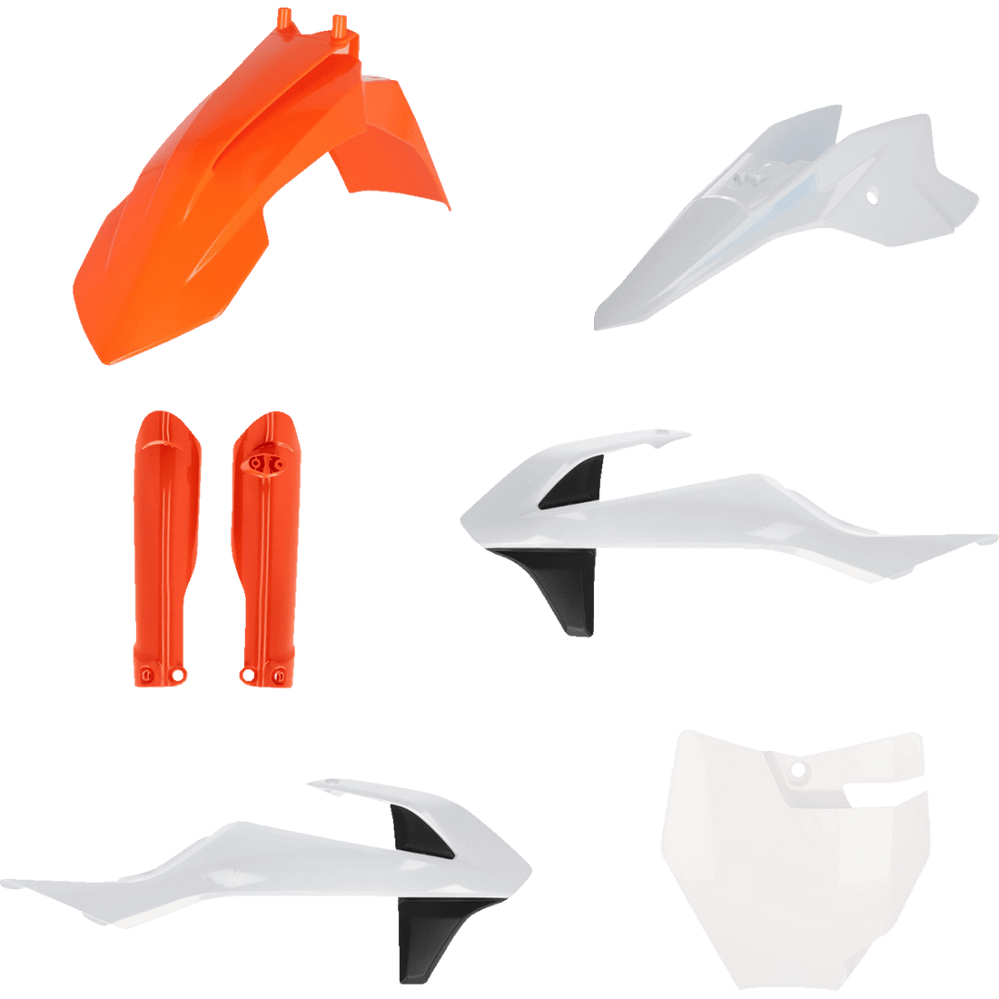 ACERBIS Full Replacement Body Kit OEM '17 Orange/White/Black 2980585569