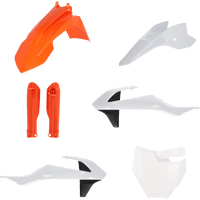 ACERBIS Full Replacement Body Kit OEM '17 Orange/White/Black 2980585569