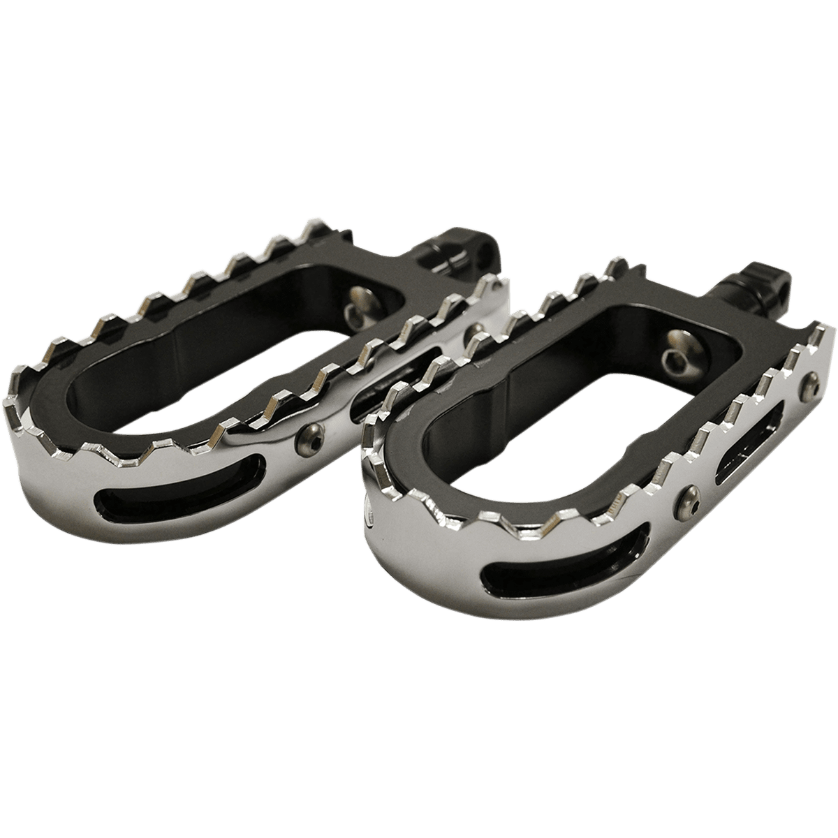 LA CHOPPERS BMX Footpegs Black/Chrome LA720500B