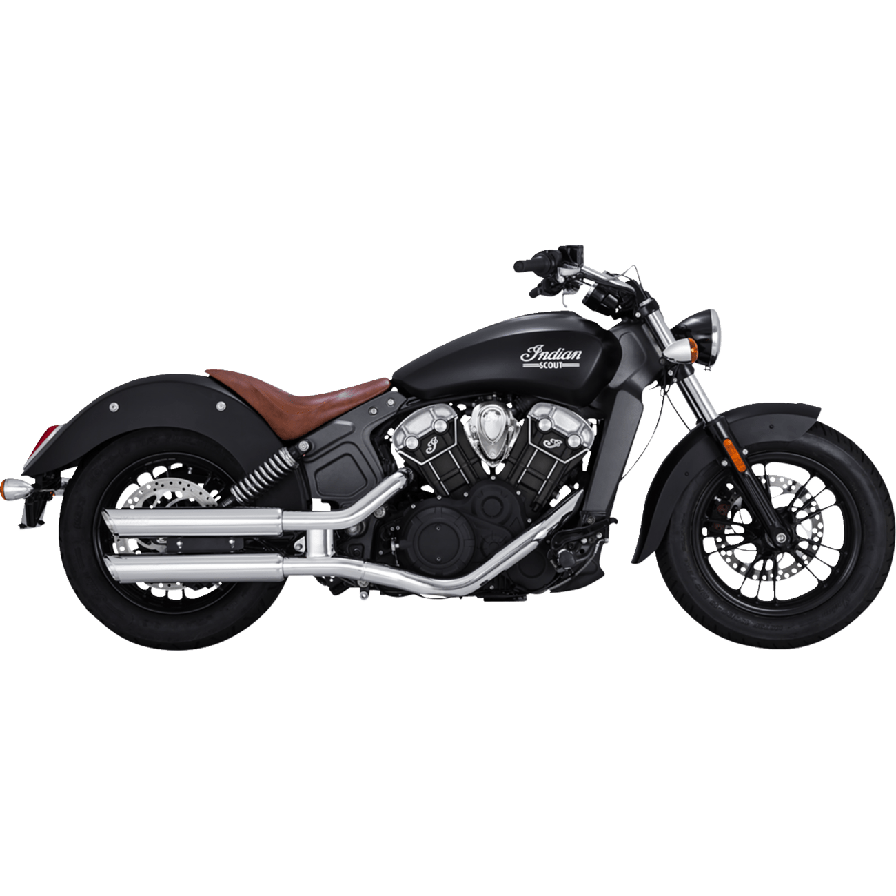 VANCE & HINES 3" Twin Slash Slip-On Mufflers Chrome 18323