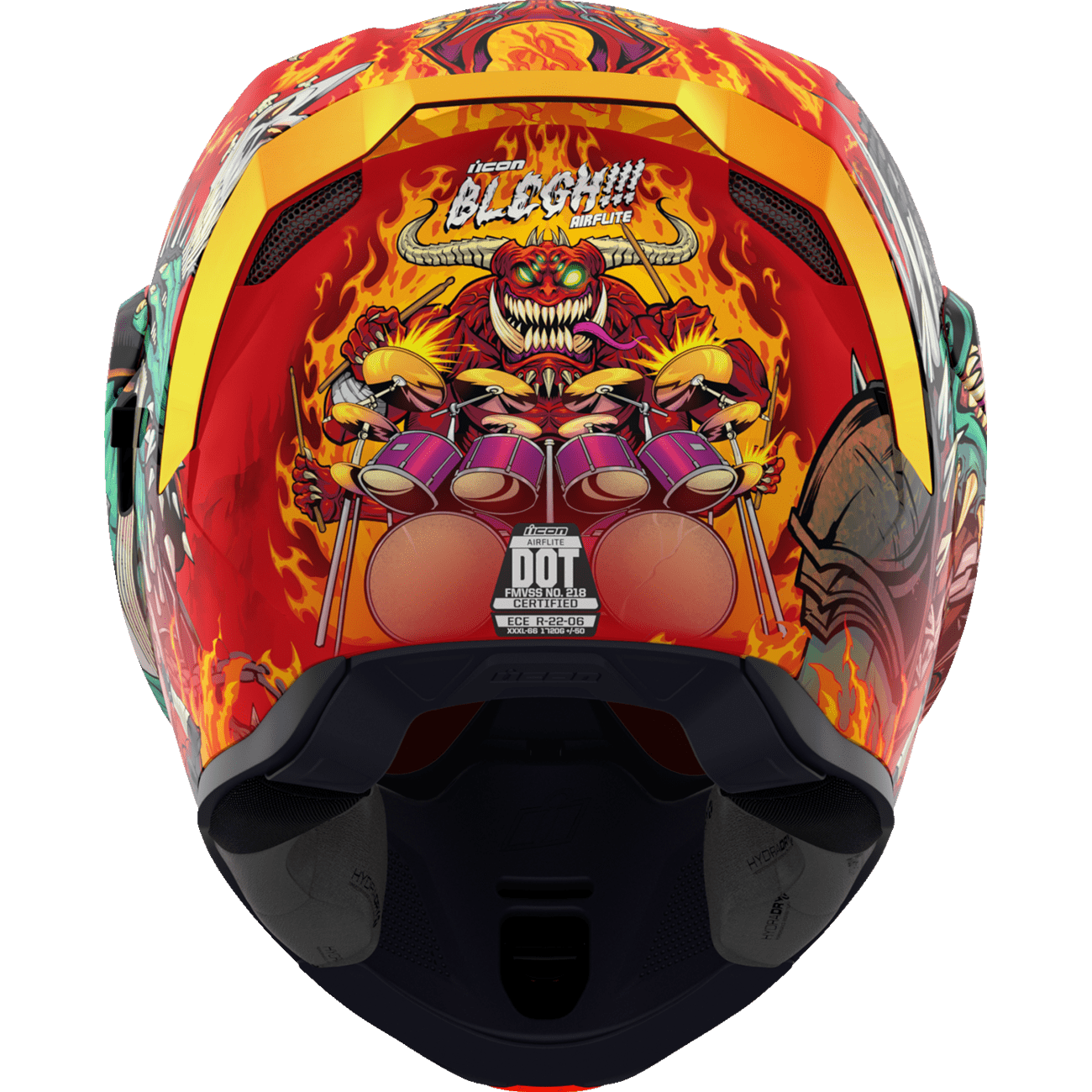 ICON Airflite™ Helmet Blegh MIPS® Red XS