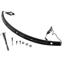 CUSTOM DYNAMICS Windshield Trim Black CDWT214B