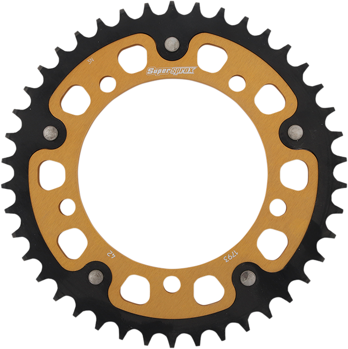 SUPERSPROX Stealth Rear Sprocket 42 Tooth Gold Suzuki/Triumph RST179342GLD