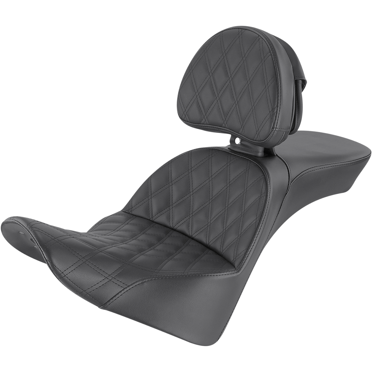 SADDLEMEN Explorer Seat Lattice Stitched With Backrest 81833030LS