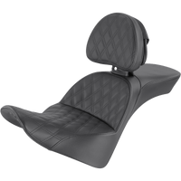 SADDLEMEN Explorer Seat Lattice Stitched With Backrest 81833030LS