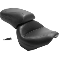 MUSTANG Seat Vintage Wide Touring Without Driver Backrest One-Piece Smooth Black XVS 75268