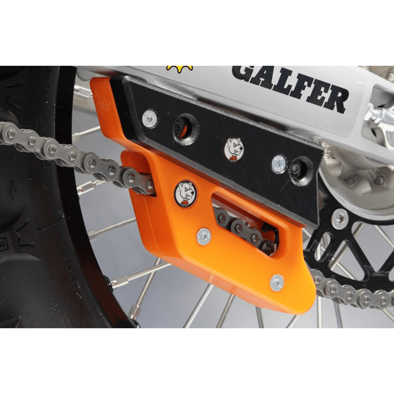 AXP RACING Chain Guide Pad Black KTM/Husqvarna/Sherco/Gas Gas