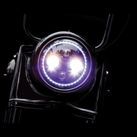 KURYAKYN 7" Prism+ Headlight Black 2478