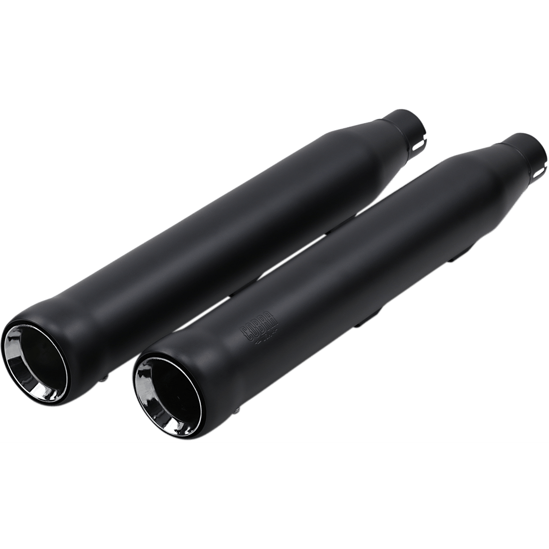 COBRA Neighbor Hater Mufflers for '07-'17 Softail Black 6043B